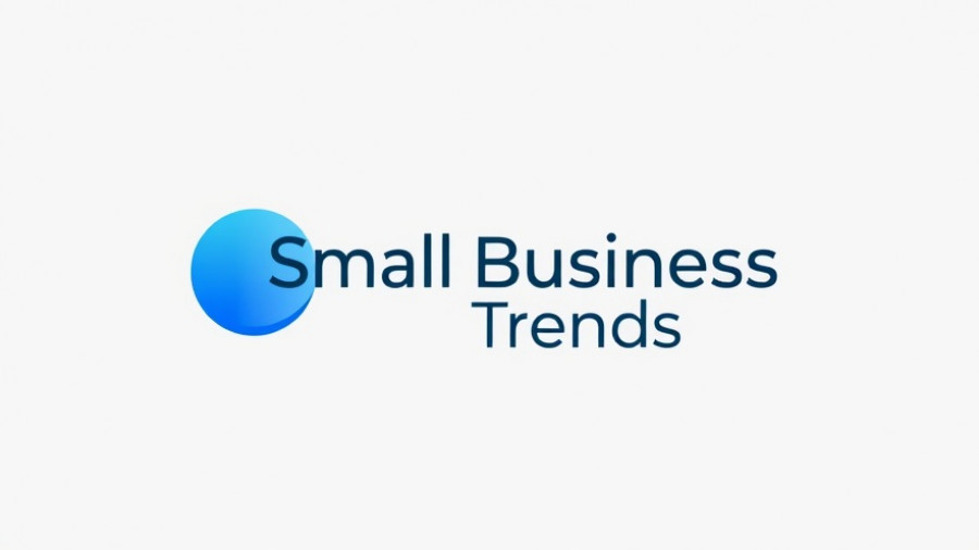 Small Business Trends logo with blue circle design.