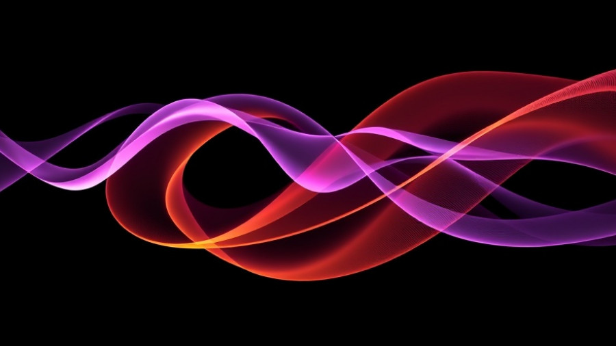Vibrant abstract lines forming waves for Bigo Live Grateful Streams.