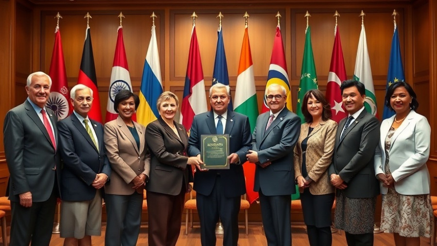 Formal award presentation for Deqing's Freshwater Pear Mussels Composite Fishery System.