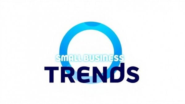 Logo for Small Business Trends with blue gradient circle.