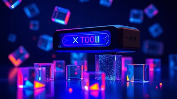 xTool F2 Ultra UV Laser for precise engraving, sleek design.