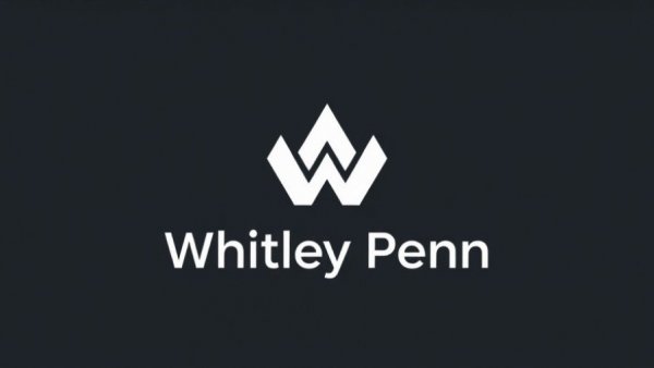 Whitley Penn modern logo representing corporate branding, featuring gray and orange design elements.