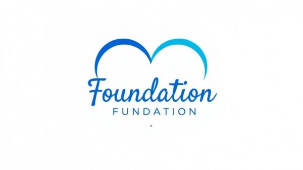 Bridge To A Cure Foundation logo, blue heart design.