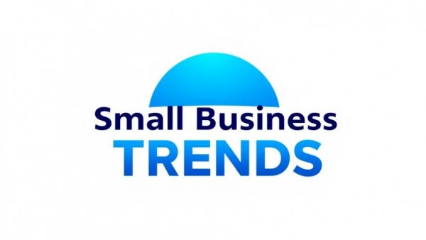 Logo of Small Business Trends with blue circle.
