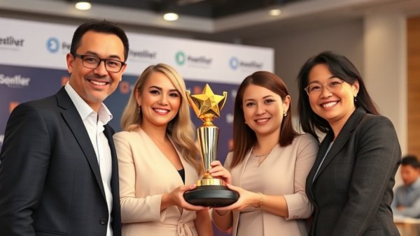 Best Managed Companies Indonesia awards event with smiling attendees.