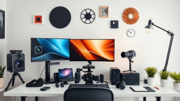 Step-by-step video editing guide setup with digital workspace