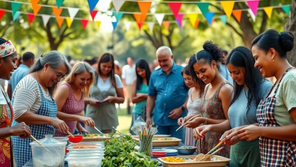 Boost community engagement ideas in a lively outdoor gathering.