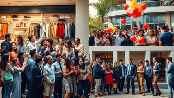 Community celebrations and business achievements with Commercial Down Payment Program.