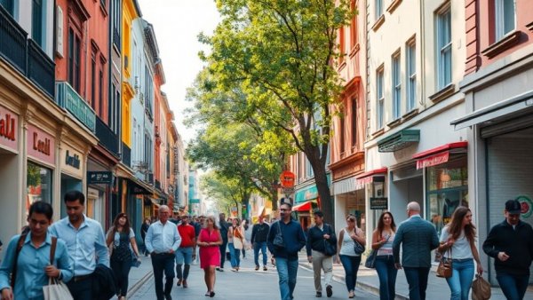 Charming urban Stockholm street scene, showcasing the city's vibrant architecture and life.