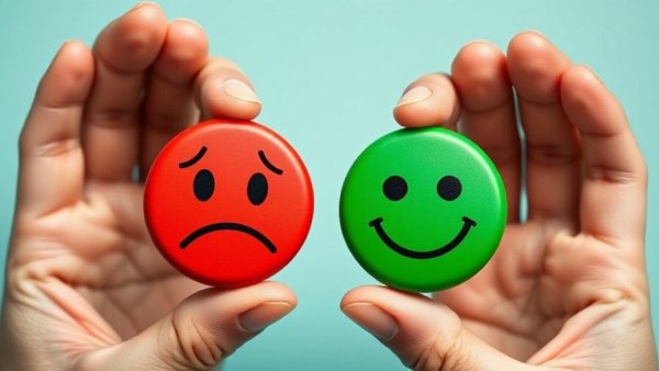 Dual emoticons symbolizing Artificial Harmony in Leadership Teams.