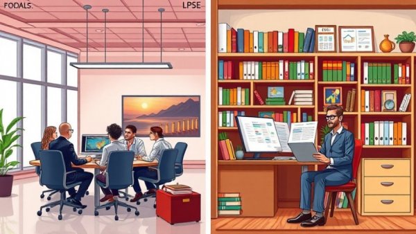 Comparison of sole proprietorship vs corporation illustration.