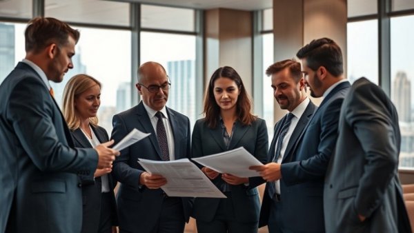 Professional meeting about financing owner occupied commercial real estate