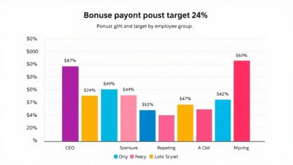 Graph showing Mid-Level Managers Pay Trends 2026 bonus payouts