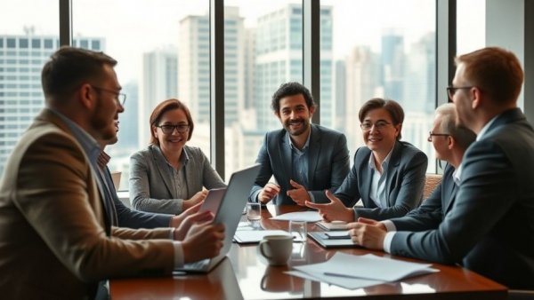 Dynamic business meeting discussing Top Loyalty Program Platforms.