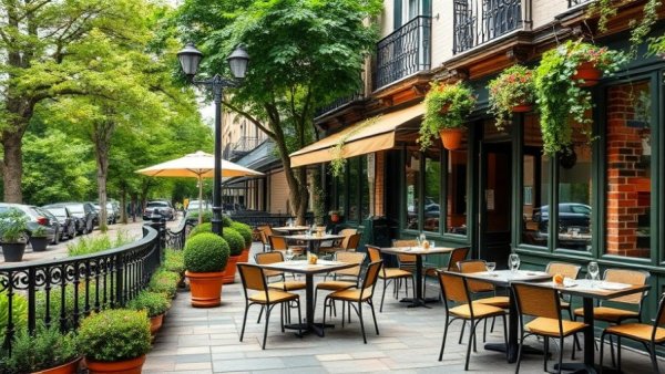 Polpo Restaurant return to Palm Beach outdoor patio setting.