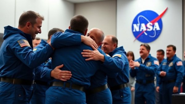 Artemis II astronauts celebrate return in NASA conference.
