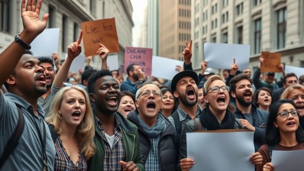 Asian Arts Initiative Block Philadelphia Arena protest scene with activists.