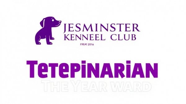 2026 Veterinarian of the Year Award logo by Westminster Kennel Club.