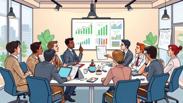 Conceptual illustration depicting types of LLC entities in business meetings.