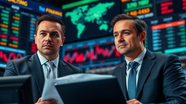 Versant Revenue Decline broadcast on finance news show in active studio.