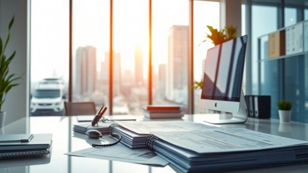 Organized office for key dates for filing taxes 2025.