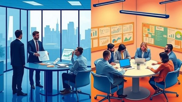 Comparison between LLC and partnership meetings, contrasting features.