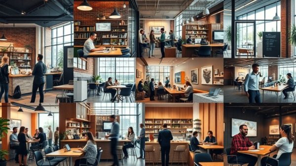 Collage showcasing diverse unique sole proprietorship business activities.