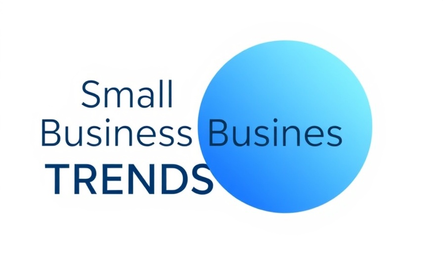 Logo for Small Business TRENDS next to a gradient blue circle, modern design.