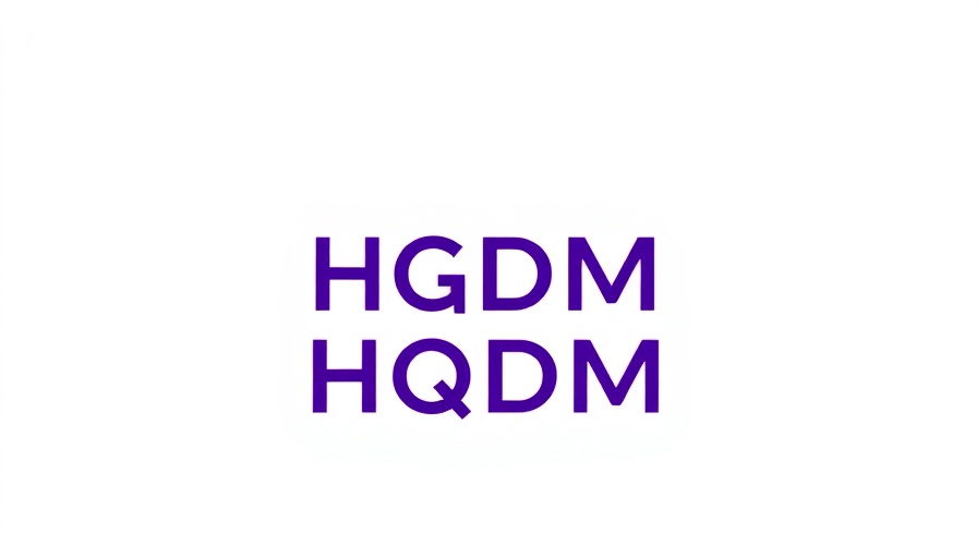 Minimalistic purple logo highlighting HQDM for SEO in moving companies.