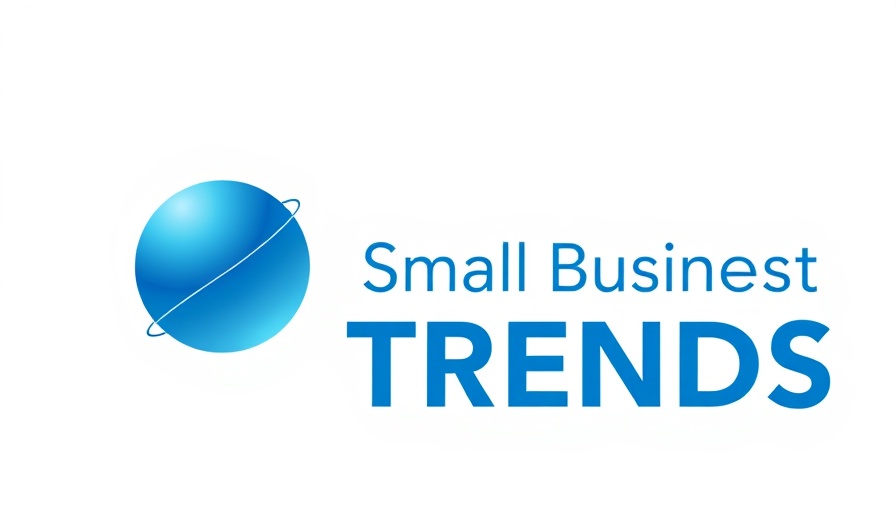 Logo for Small Business Trends showing blue sphere and text.