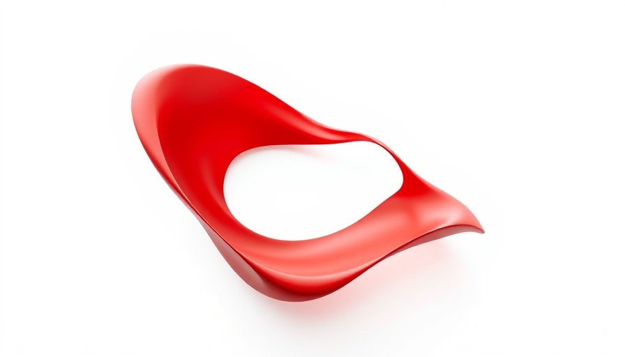 Abstract red shape illustrating Benefits of Price Comparison Sites