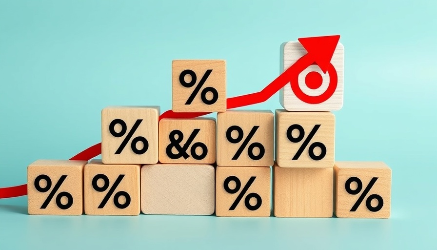 Wooden blocks and arrow showing growth in online sales strategies.