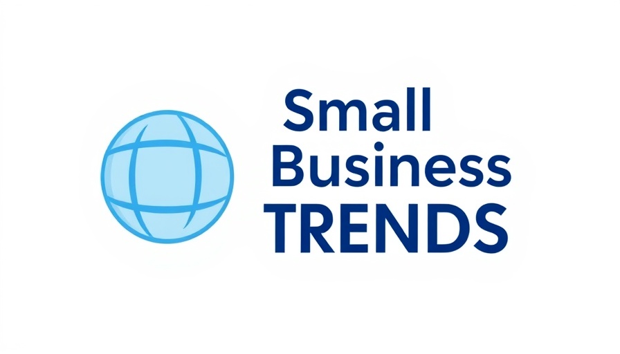 Minimalistic logo for Small Business Trends with blue circle.