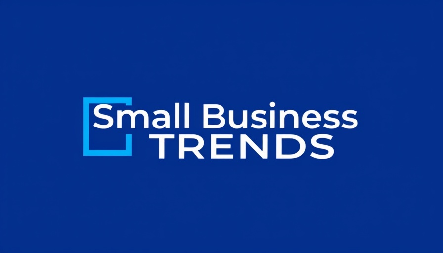 Small Business TRENDS logo, minimalist blue design.