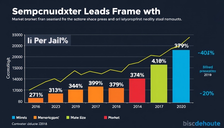 Chart illustrating semiconductor lead frame market growth trends and projections