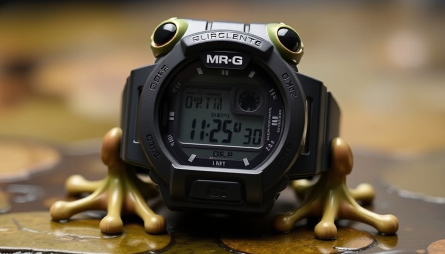 Casio to Release MR-G Inspired by the World's Largest Frog