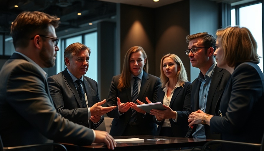 Business meeting discussing Squarespace and PayPal integration