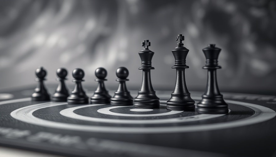 Building an international sales team strategy visualized with chess pawns on target.