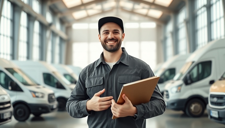 Delivery man with package in warehouse showcasing faster delivery demands.