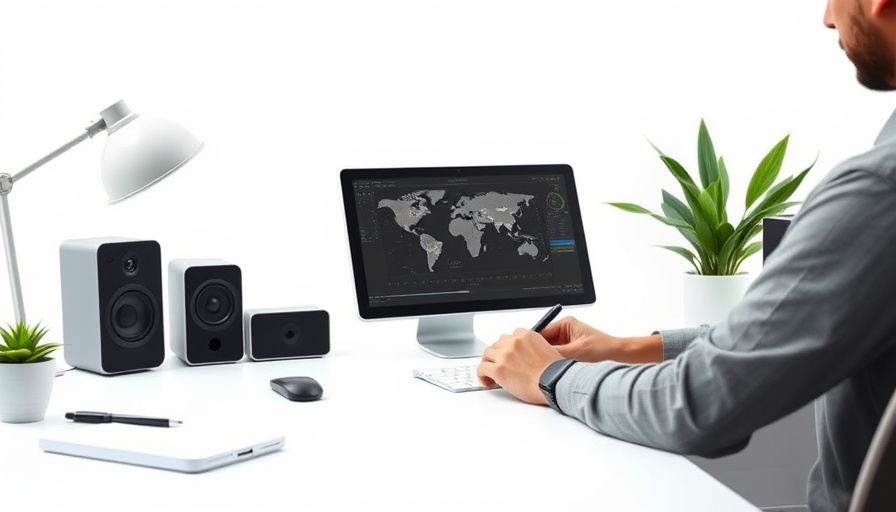 Minimalist workspace boosting entrepreneurial creativity with a graphics tablet.