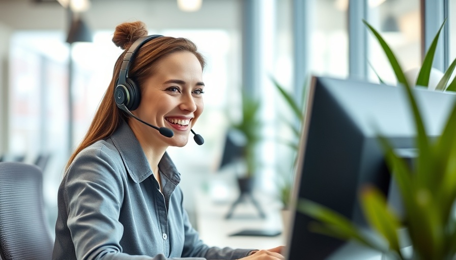 Call center agent demonstrating essential customer service tips.
