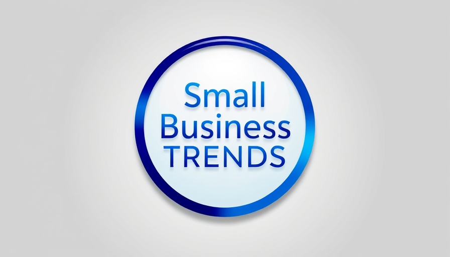 Modern logo for Small Business TRENDS with blue circle.