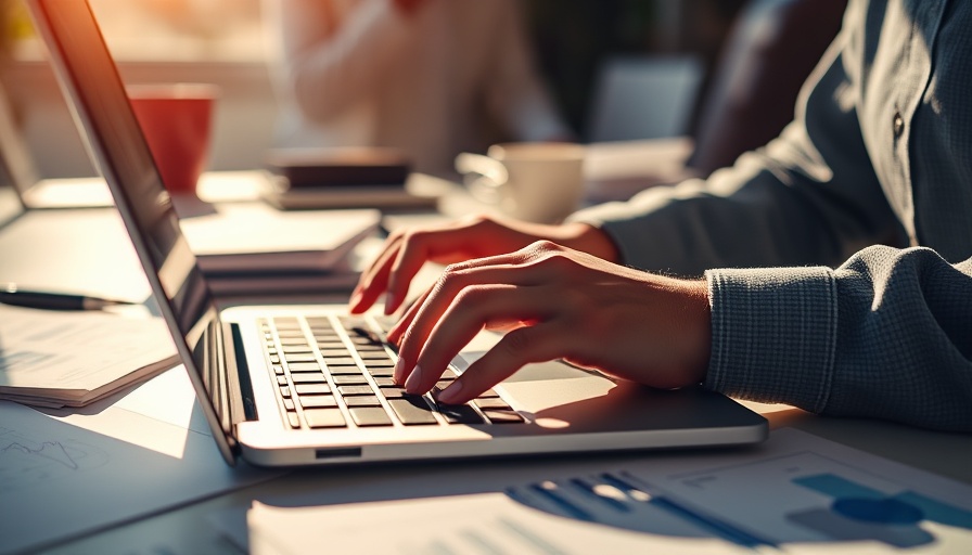 Innovative business ideas for infopreneurs typing on a laptop.