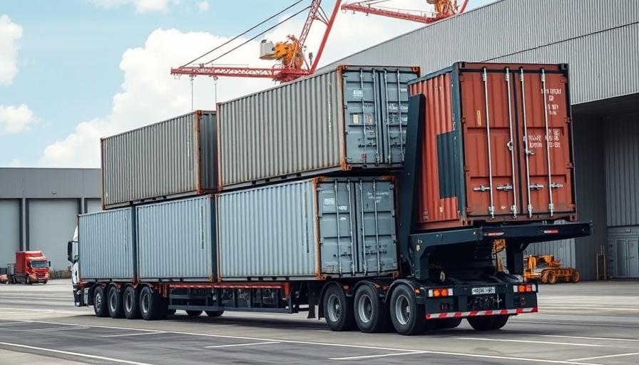 Efficient cargo delivery service near Vienna with containers.