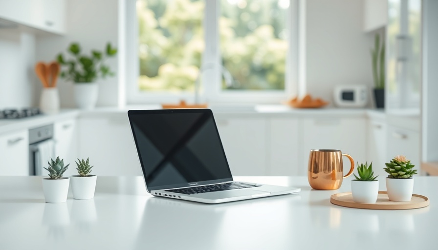 Modern office desk setup for productivity and comfort.