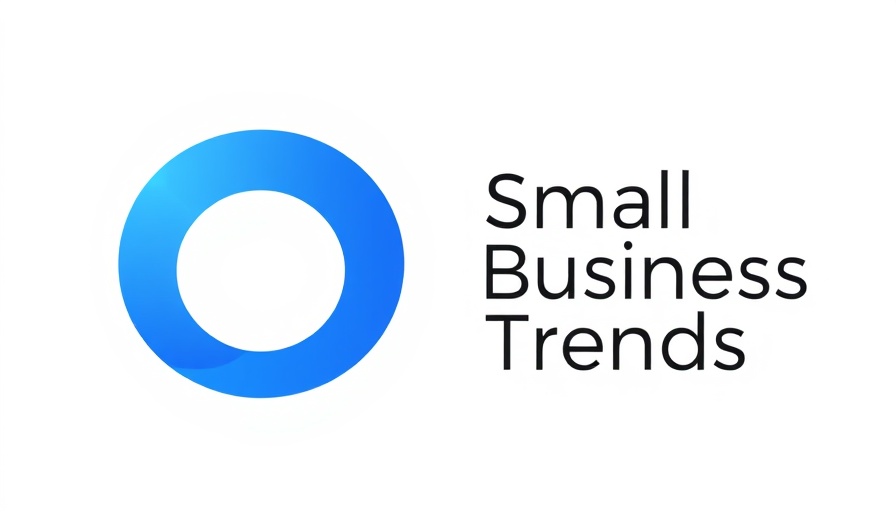 Small Business Trends logo, blue circle and text design.