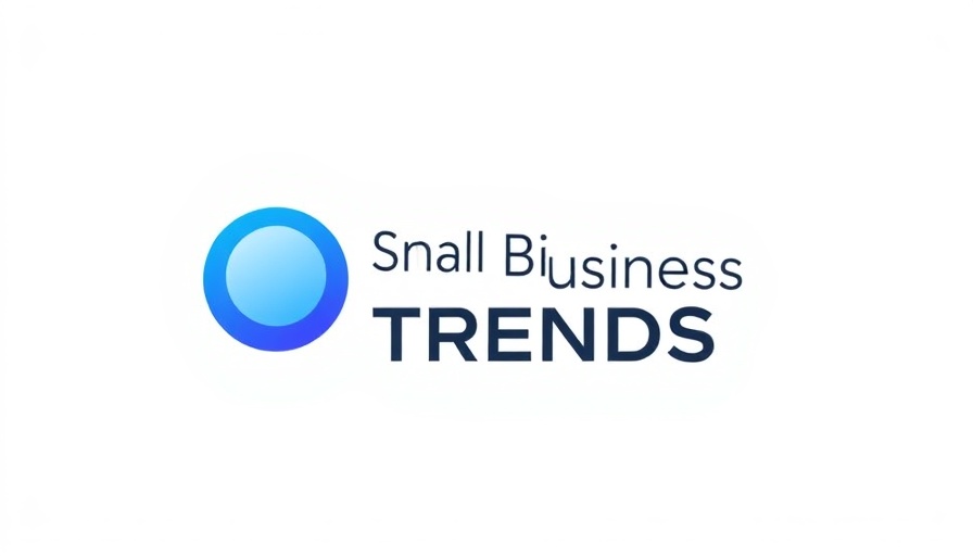 Blue gradient circle logo with 'Small Business TRENDS' text