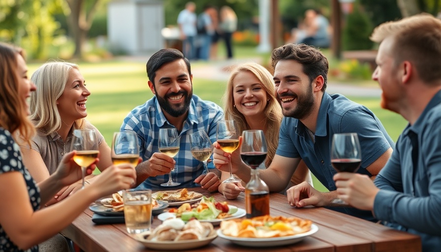 Boost customer engagement through friendly events at a social gathering.