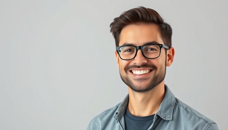 Confident man smiling, embodying the future of owned media