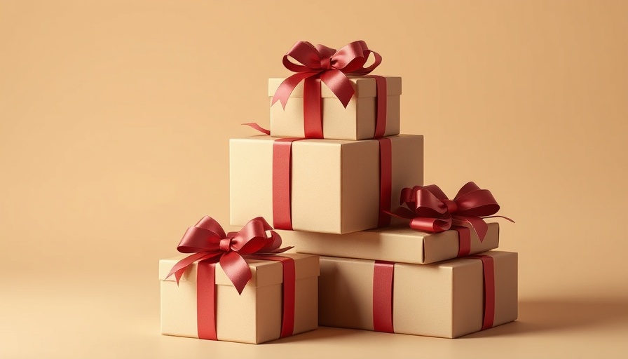 Holiday retail strategies in elegant gift wrapping.